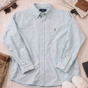Ralph Lauren Classic Fit Mint Green Oxford Shirt XL